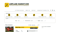Desktop Screenshot of airplane-market.com